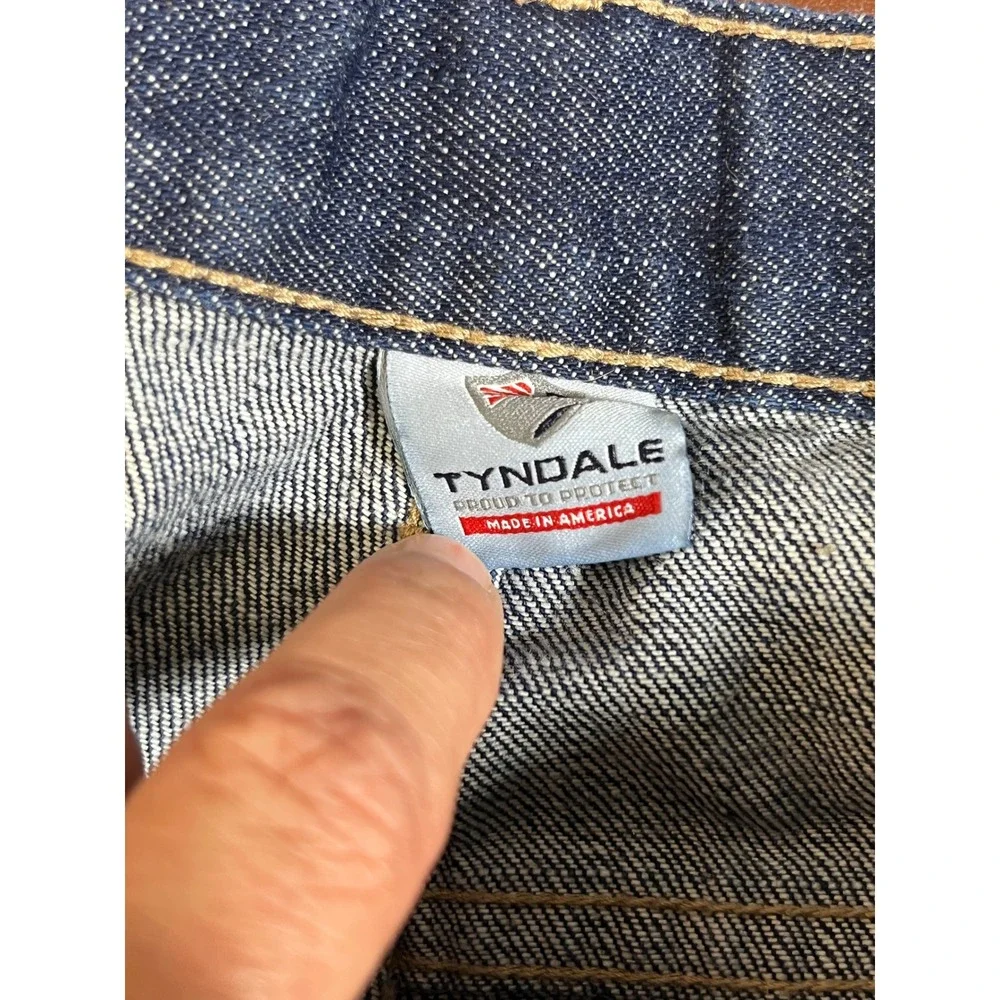 Tyndale FRC Mens Flame Resistant Jeans Dark Indigo CAT 2 NFPA 2112 18 CAL Denim